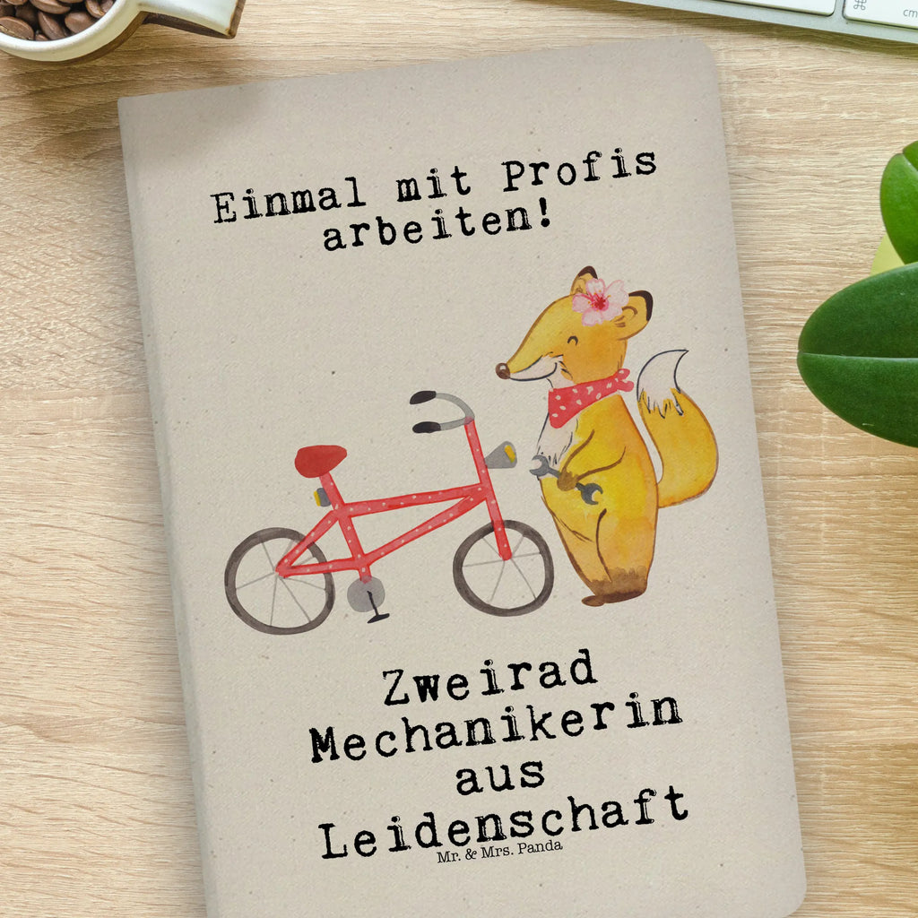 Cotton notebook Bicycle Mechanic Passion diary, writing book, sketchbook, notepad, entry book, notebook, notes, journal, address book, gift, gift idea, best, farewell gift, passing exam, anniversary, retirement, promotion, job start, sayings, funny, profession