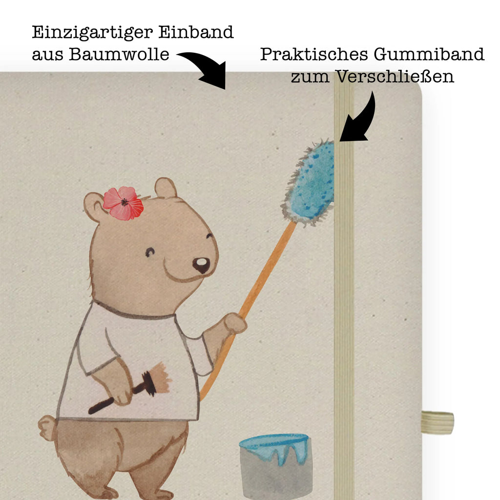 Bawełniany notatnik DIN A4 malarzyni serce Zawód, Wykształcenie, Jubileusz, Pożegnanie, Emerytura, Kolega, Koleżanka, Prezent, Dawać, Pracownik, Współpracownik, Firma, Dziękuję, Dziękuję bardzo