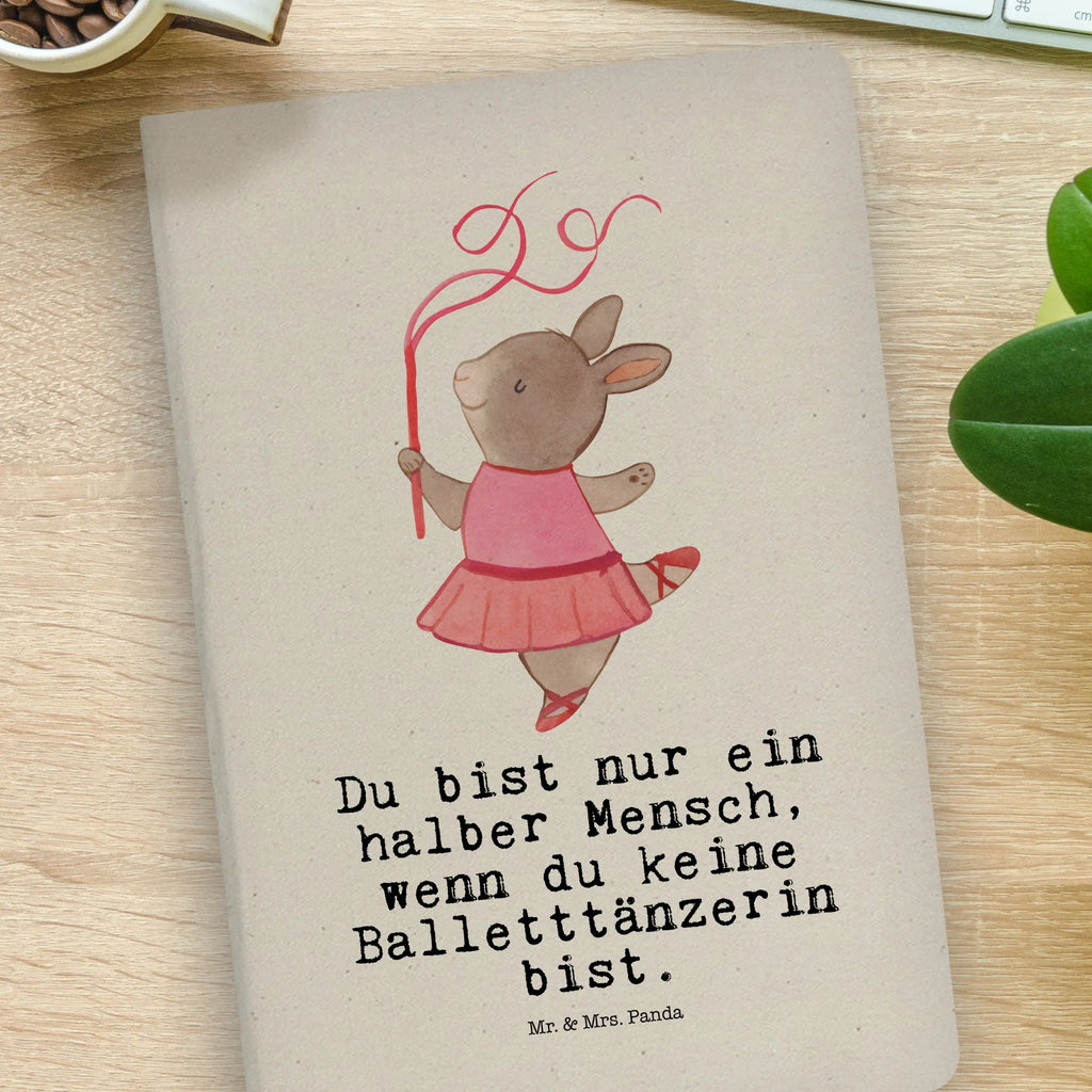 Cotton notebook Ballet dancer heart entry book, writing book, notepad, notes, sketchbook, address book, diary, notebook, journal, gift, gift idea, best, farewell gift, passing exam, anniversary, retirement, promotion, job start, sayings, funny, profession