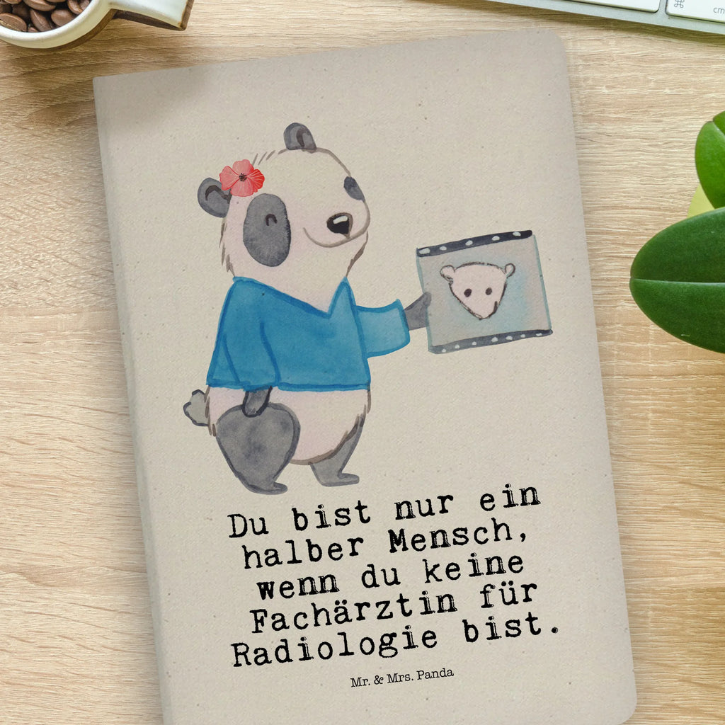 Bawełniany notatnik DIN A4 Specjalistka radiologii Serce Zawód, Wykształcenie, Jubileusz, Pożegnanie, Emerytura, Kolega, Koleżanka, Prezent, Dawać, Pracownik, Współpracownik, Firma, Dziękuję, Dziękuję bardzo