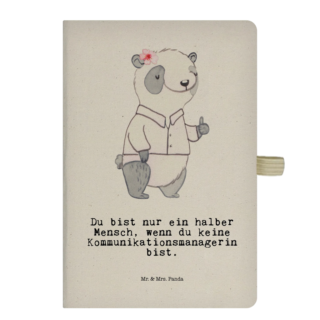 Cotton notebook Communications Manager Heart notebook, notepad, address book, writing book, sketchbook, diary, journal, entry book, notes, gift, gift idea, best, farewell gift, passing exam, anniversary, retirement, promotion, job start, sayings, funny, profession