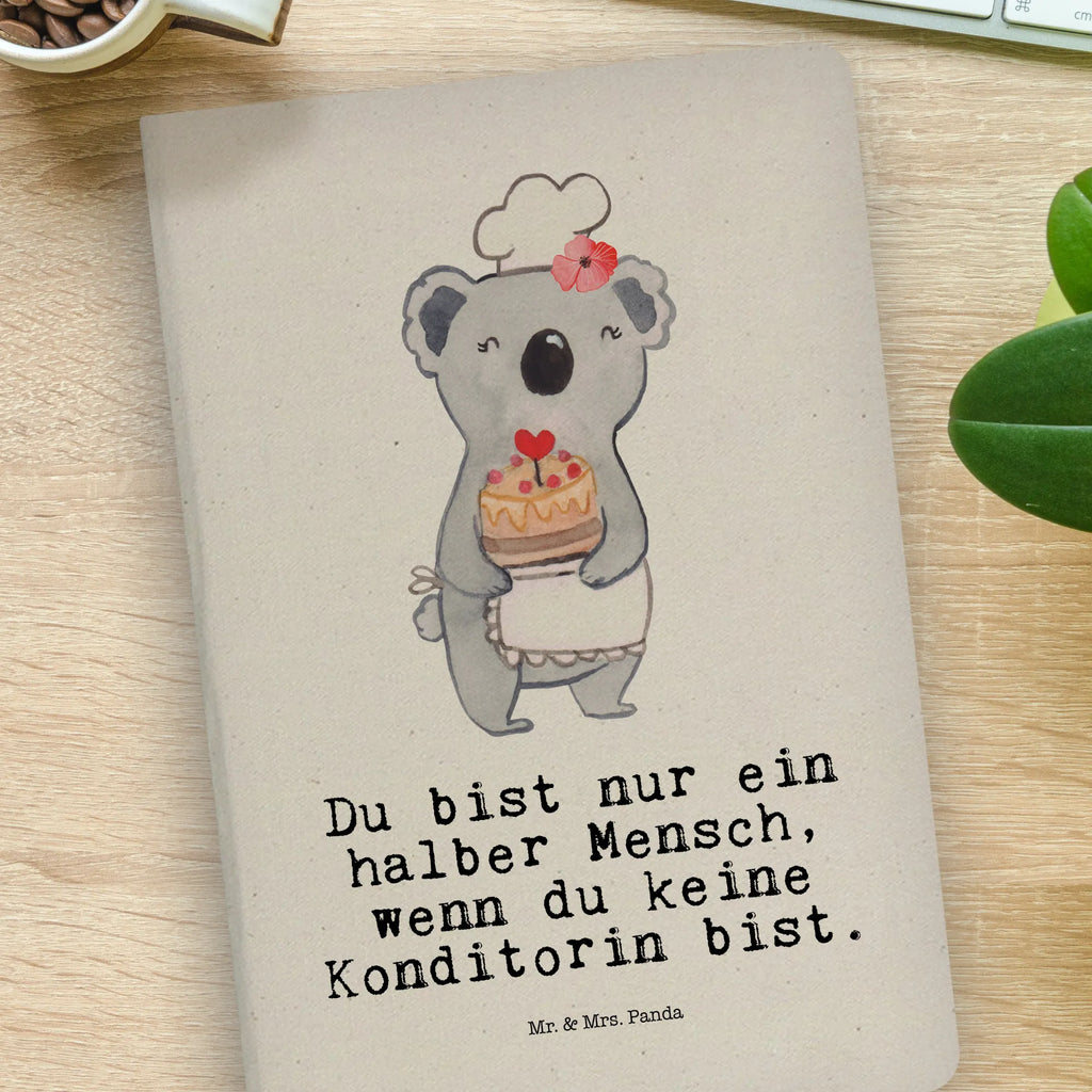 Cotton notebook Pastry Chef Heart sketchbook, journal, notepad, notebook, writing book, notes, entry book, diary, address book, gift, gift idea, best, farewell gift, passing exam, anniversary, retirement, promotion, job start, sayings, funny, profession