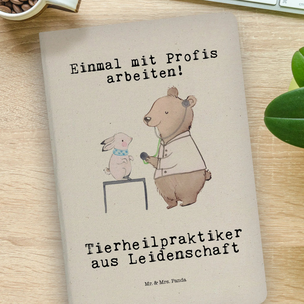 Cotton notebook Animal Naturopath Passion notepad, journal, writing book, entry book, diary, sketchbook, notebook, notes, address book, gift, gift idea, best, farewell gift, passing exam, anniversary, retirement, promotion, job start, sayings, funny, profession