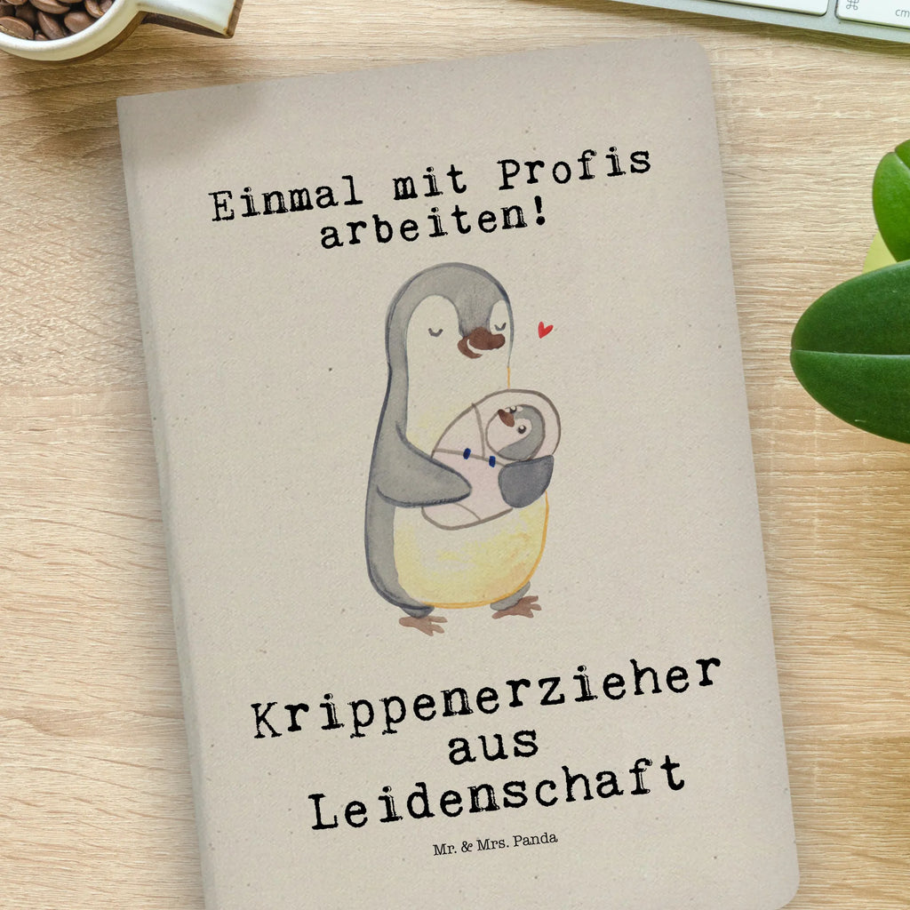 Bawełniany notatnik DIN A4 wychowawca żłobka Pasja Zawód, Wykształcenie, Jubileusz, Pożegnanie, Emerytura, Kolega, Koleżanka, Prezent, Dawać, Pracownik, Współpracownik, Firma, Dziękuję, Dziękuję bardzo