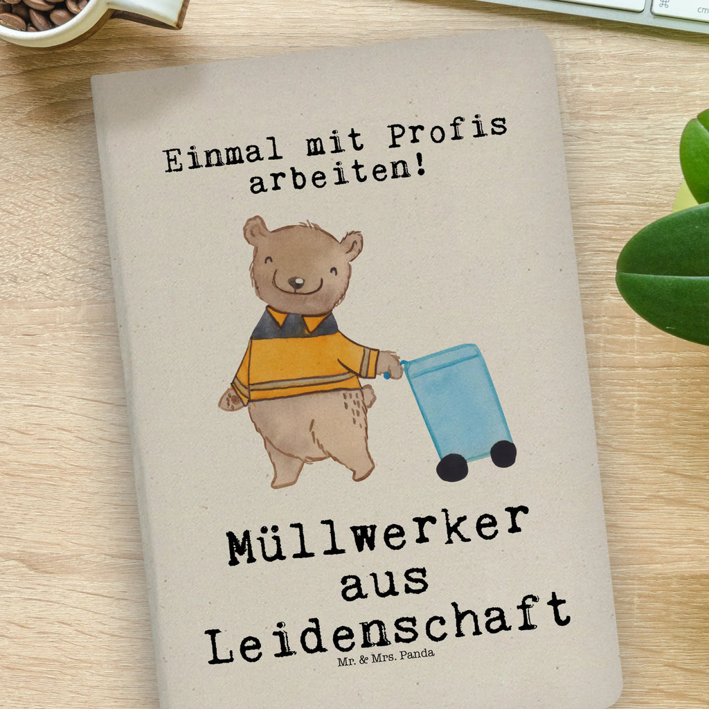 Cotton notebook Waste collector Passion entry book, writing book, journal, notepad, sketchbook, notebook, notes, address book, diary, gift, gift idea, best, farewell gift, passing exam, anniversary, retirement, promotion, job start, sayings, funny, profession