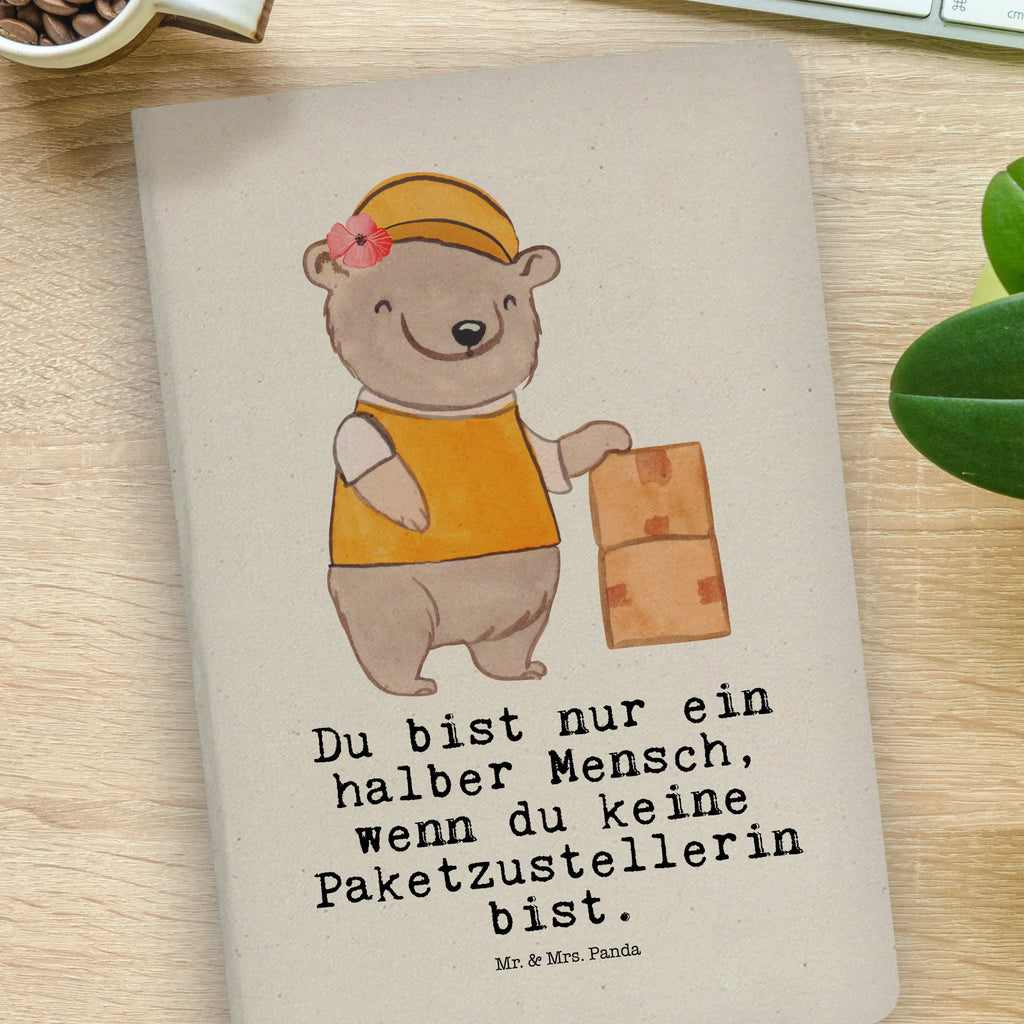 Cotton notebook Parcel deliverer Heart writing book, journal, diary, address book, notes, notebook, sketchbook, entry book, notepad, gift, gift idea, best, farewell gift, passing exam, anniversary, retirement, promotion, job start, sayings, funny, profession