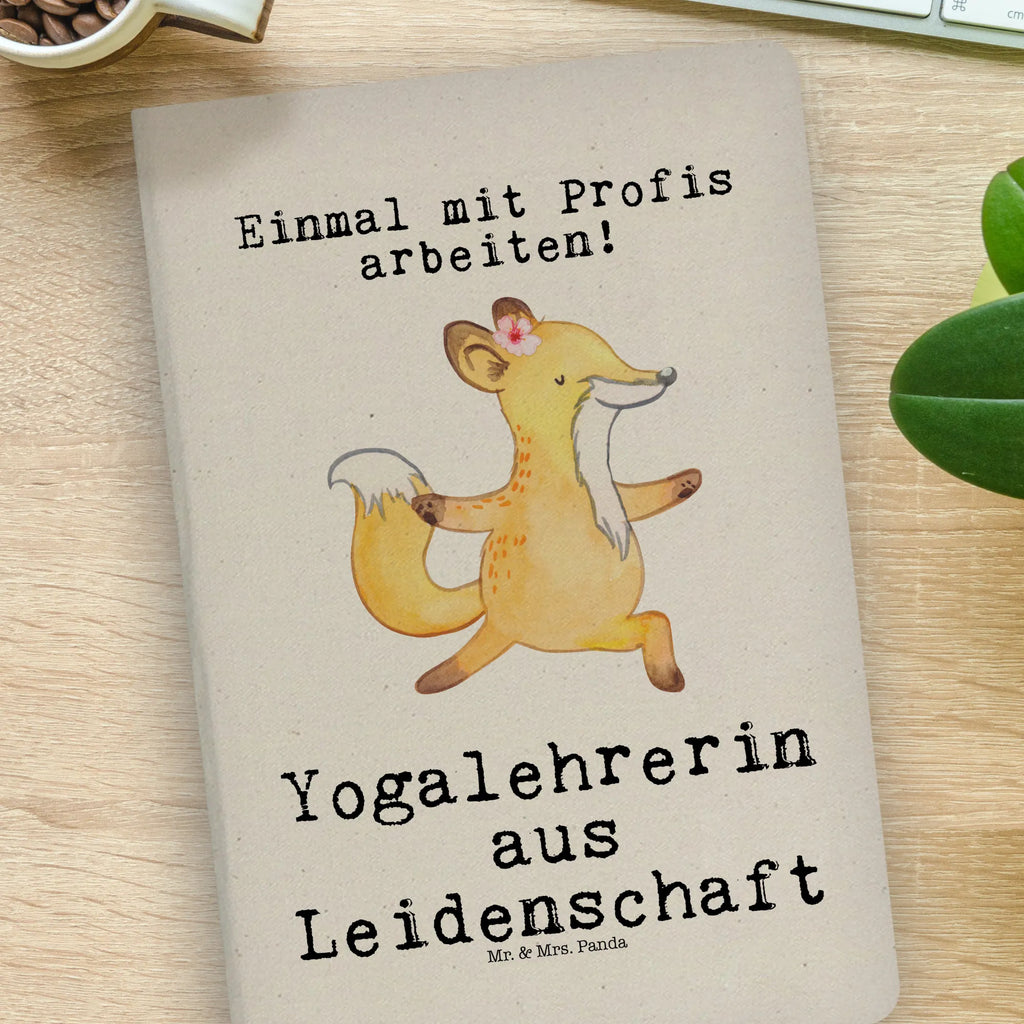 Cotton notebook female yoga teacher Passion notebook, writing book, journal, address book, sketchbook, diary, notepad, notes, entry book, gift, gift idea, best, farewell gift, passing exam, anniversary, retirement, promotion, job start, sayings, funny, profession