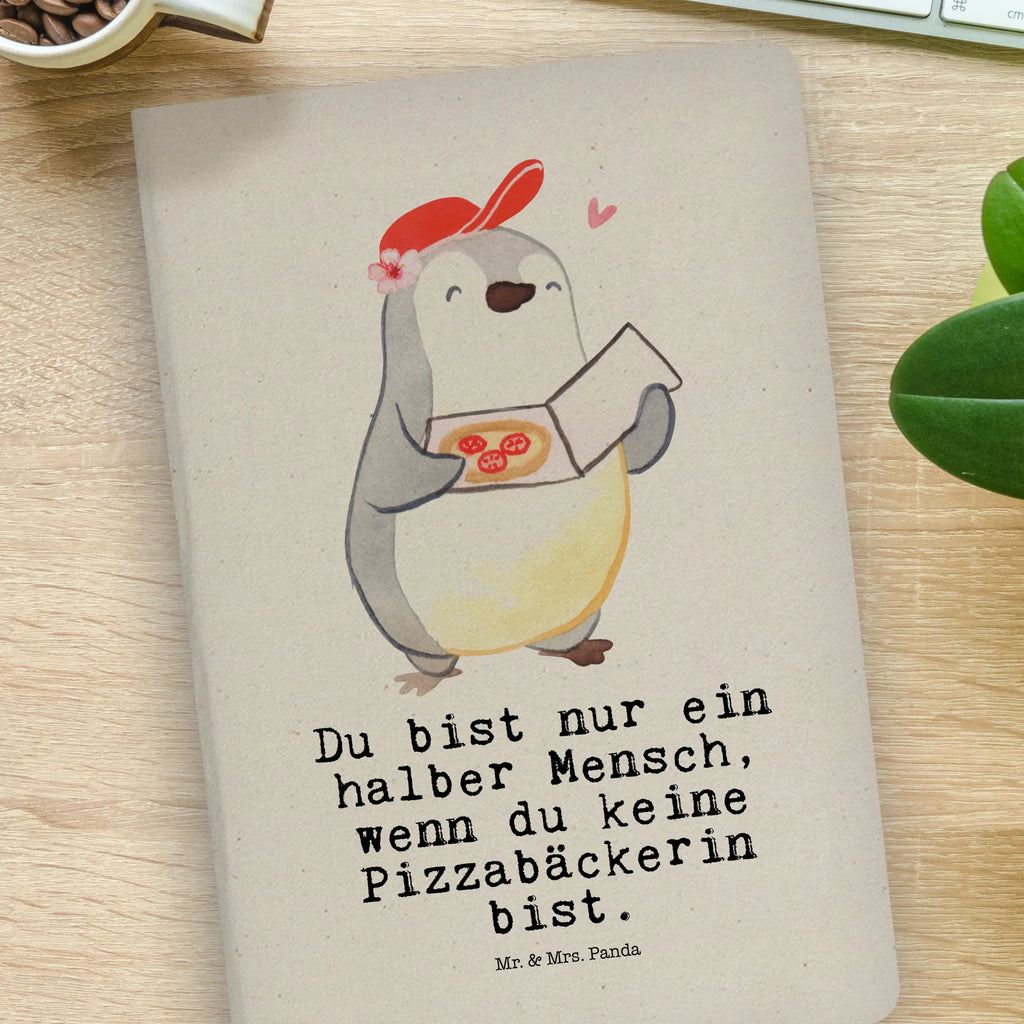 Cotton notebook Pizza maker Heart writing book, sketchbook, notepad, notebook, notes, journal, diary, address book, entry book, gift, gift idea, best, farewell gift, passing exam, anniversary, retirement, promotion, job start, sayings, funny, profession