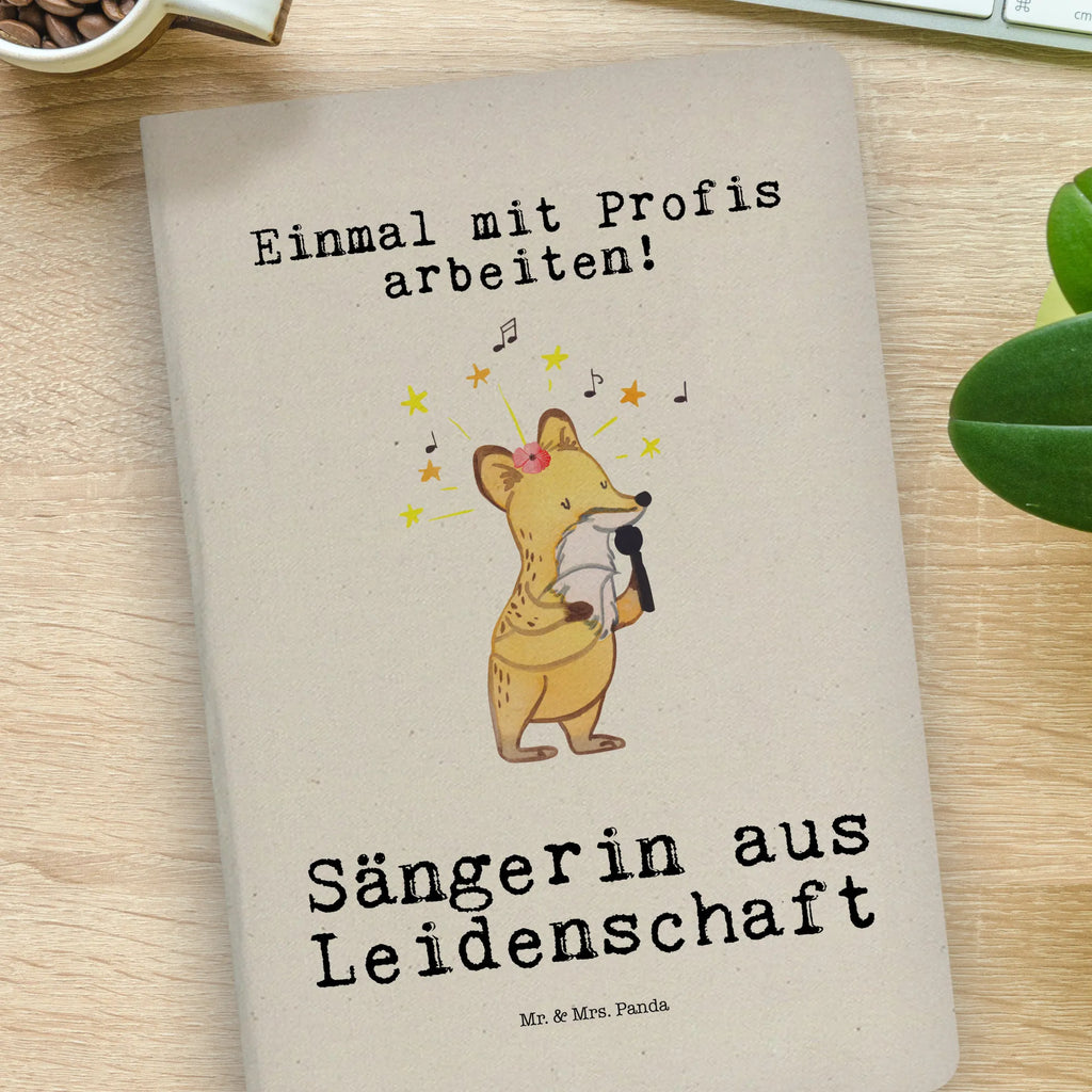 Cotton notebook singer Passion address book, entry book, journal, diary, notepad, writing book, sketchbook, notes, notebook, gift, gift idea, best, farewell gift, passing exam, anniversary, retirement, promotion, job start, sayings, funny, profession