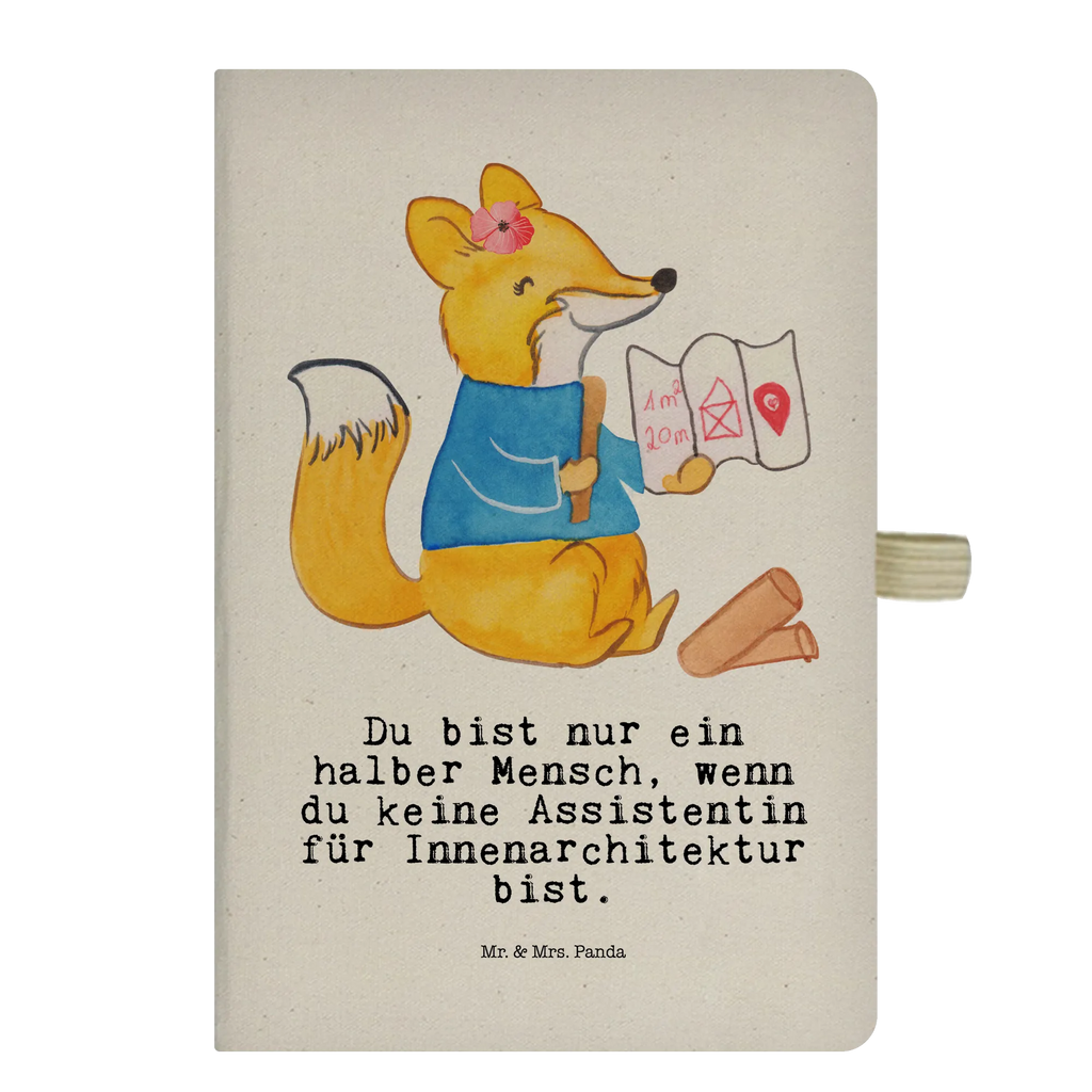 Cotton notebook Interior Architecture Assistant heart writing book, notes, notepad, sketchbook, address book, notebook, journal, diary, entry book, gift, gift idea, best, farewell gift, passing exam, anniversary, retirement, promotion, job start, sayings, funny, profession