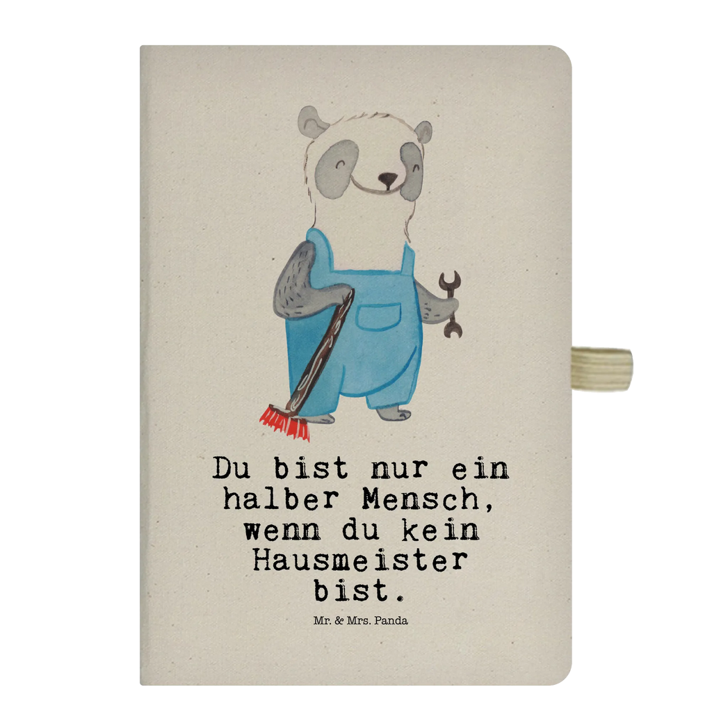 Bawełniany notatnik DIN A4 dozorca serce Zawód, Wykształcenie, Jubileusz, Pożegnanie, Emerytura, Kolega, Koleżanka, Prezent, Dawać, Pracownik, Współpracownik, Firma, Dziękuję, Dziękuję bardzo