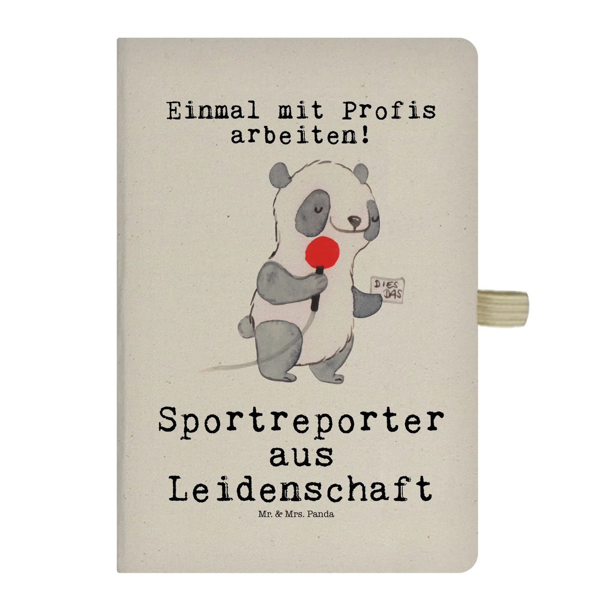 Cotton notebook Sports reporter Passion notes, diary, address book, notebook, journal, notepad, entry book, writing book, sketchbook, gift, gift idea, best, farewell gift, passing exam, anniversary, retirement, promotion, job start, sayings, funny, profession