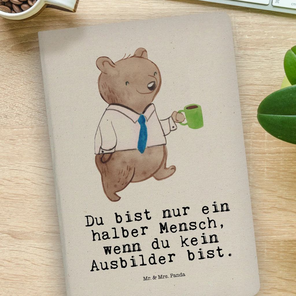 Cotton notebook Instructor Heart address book, writing book, journal, notepad, sketchbook, entry book, notebook, diary, notes, gift, gift idea, best, farewell gift, passing exam, anniversary, retirement, promotion, job start, sayings, funny, profession