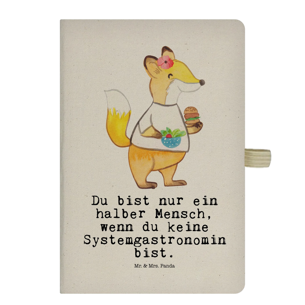 Bawełniany notatnik DIN A4 Systemowa gastronomiczka serce Zawód, Wykształcenie, Jubileusz, Pożegnanie, Emerytura, Kolega, Koleżanka, Prezent, Dawać, Pracownik, Współpracownik, Firma, Dziękuję, Dziękuję bardzo