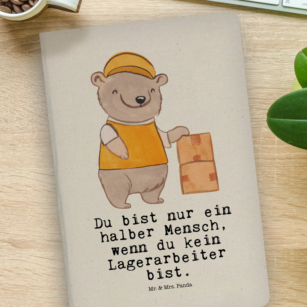 Cotton notebook Warehouse Worker heart writing book, address book, notebook, entry book, diary, notepad, notes, sketchbook, journal, gift, gift idea, best, farewell gift, passing exam, anniversary, retirement, promotion, job start, sayings, funny, profession