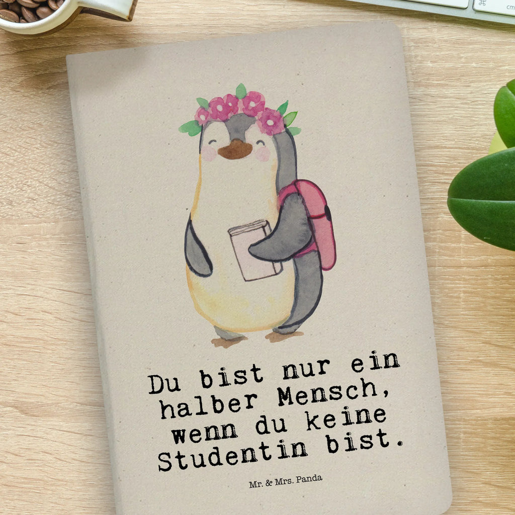 Cotton notebook female student heart writing book, diary, notebook, sketchbook, entry book, notepad, address book, journal, notes, gift, gift idea, best, farewell gift, passing exam, anniversary, retirement, promotion, job start, sayings, funny, profession