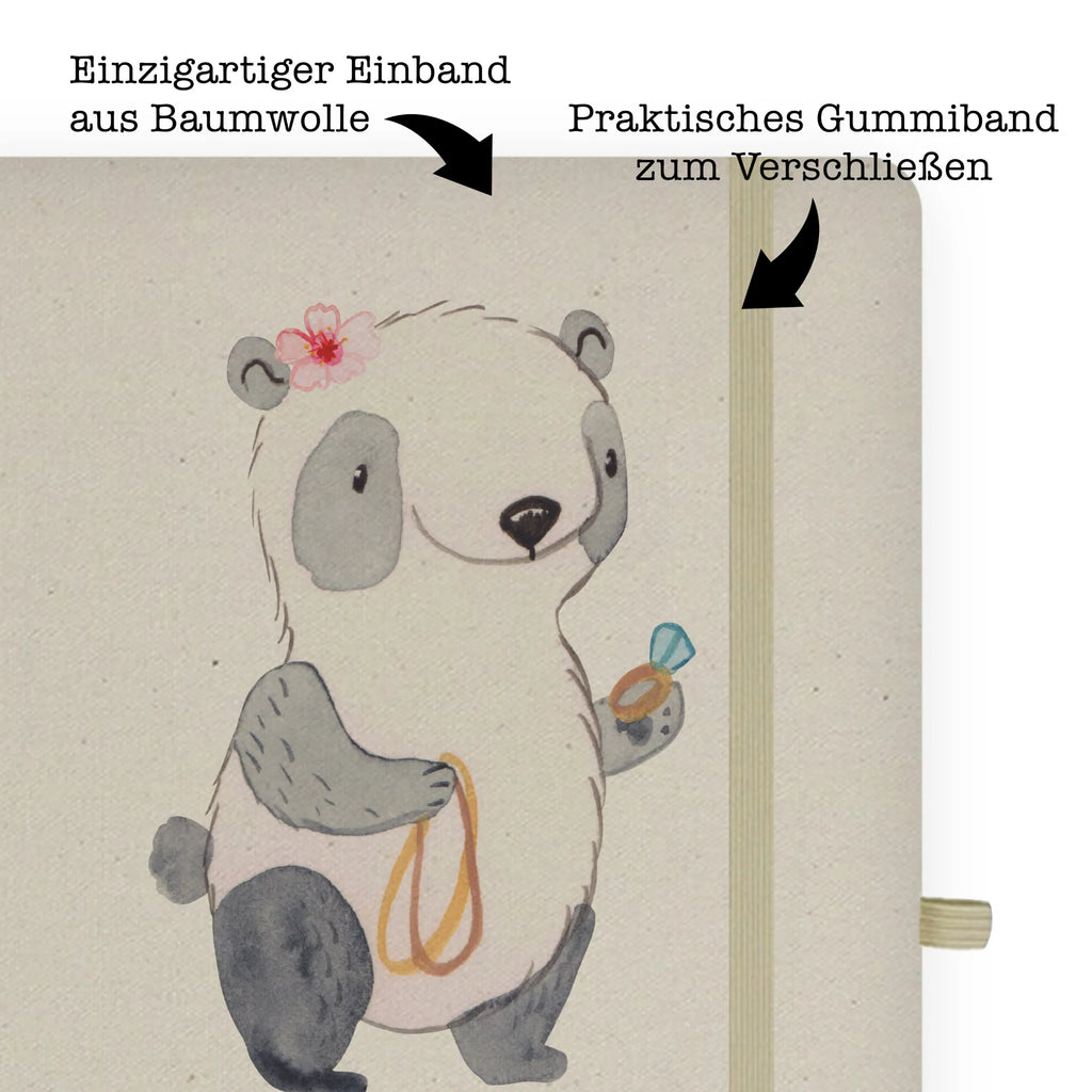 Bawełniany notatnik DIN A4 jubilerka serce Notizen, Eintragebuch, Tagebuch, Notizblock, Adressbuch, Journal, Kladde, Skizzenbuch, Notizheft, Schreibbuch, Schreibheft, Beruf, Ausbildung, Jubiläum, Abschied, Rente, Kollege, Kollegin, Geschenk, Schenken, Arbeitskollege, Mitarbeiter, Firma, Danke, Dankeschön, Juwelierin, Goldschmiedin, Schmuckwarenhändlerin, Schmuckgeschäft, Eröffnung