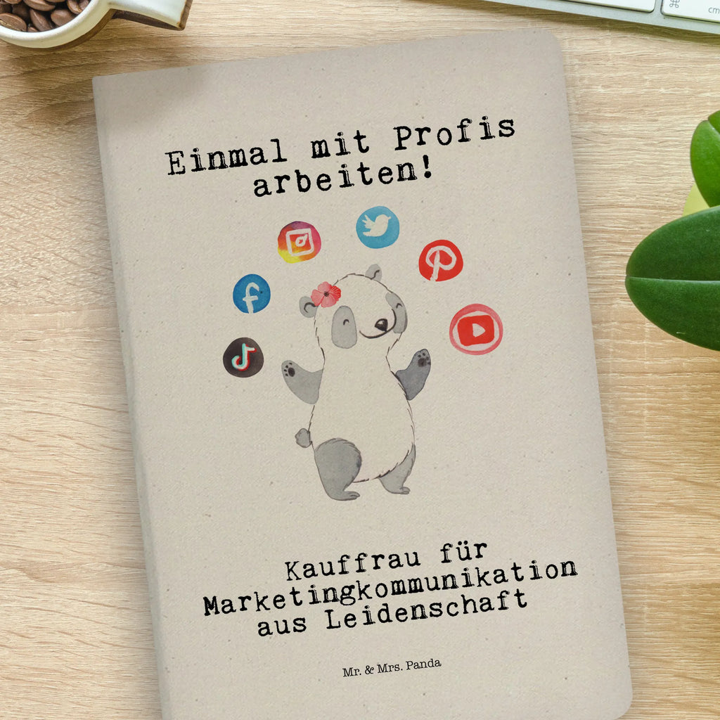 Cotton notebook Marketing Communication Specialist Passion notepad, address book, sketchbook, journal, entry book, notes, writing book, notebook, diary, gift, gift idea, best, farewell gift, passing exam, anniversary, retirement, promotion, job start, sayings, funny, profession