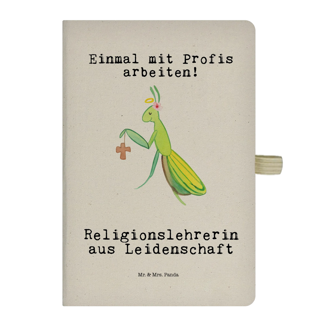 Cotton notebook Religion teacher Passion notepad, journal, notes, entry book, notebook, address book, diary, writing book, sketchbook, gift, gift idea, best, farewell gift, passing exam, anniversary, retirement, promotion, job start, sayings, funny, profession