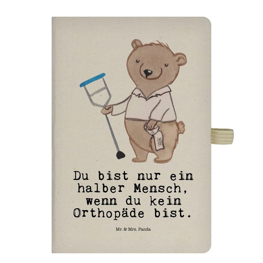 Cotton notebook Orthopedist Heart notepad, address book, notes, diary, journal, writing book, notebook, entry book, sketchbook, gift, gift idea, best, farewell gift, passing exam, anniversary, retirement, promotion, job start, sayings, funny, profession