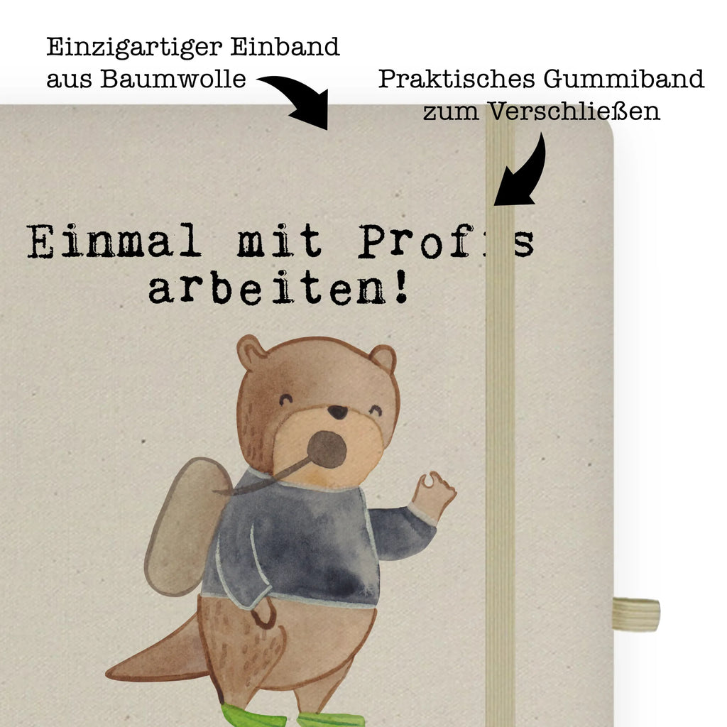 Cotton notebook Dive Instructor passion sketchbook, notepad, notes, entry book, notebook, writing book, journal, address book, diary, gift, gift idea, best, farewell gift, passing exam, anniversary, retirement, promotion, job start, sayings, funny, profession