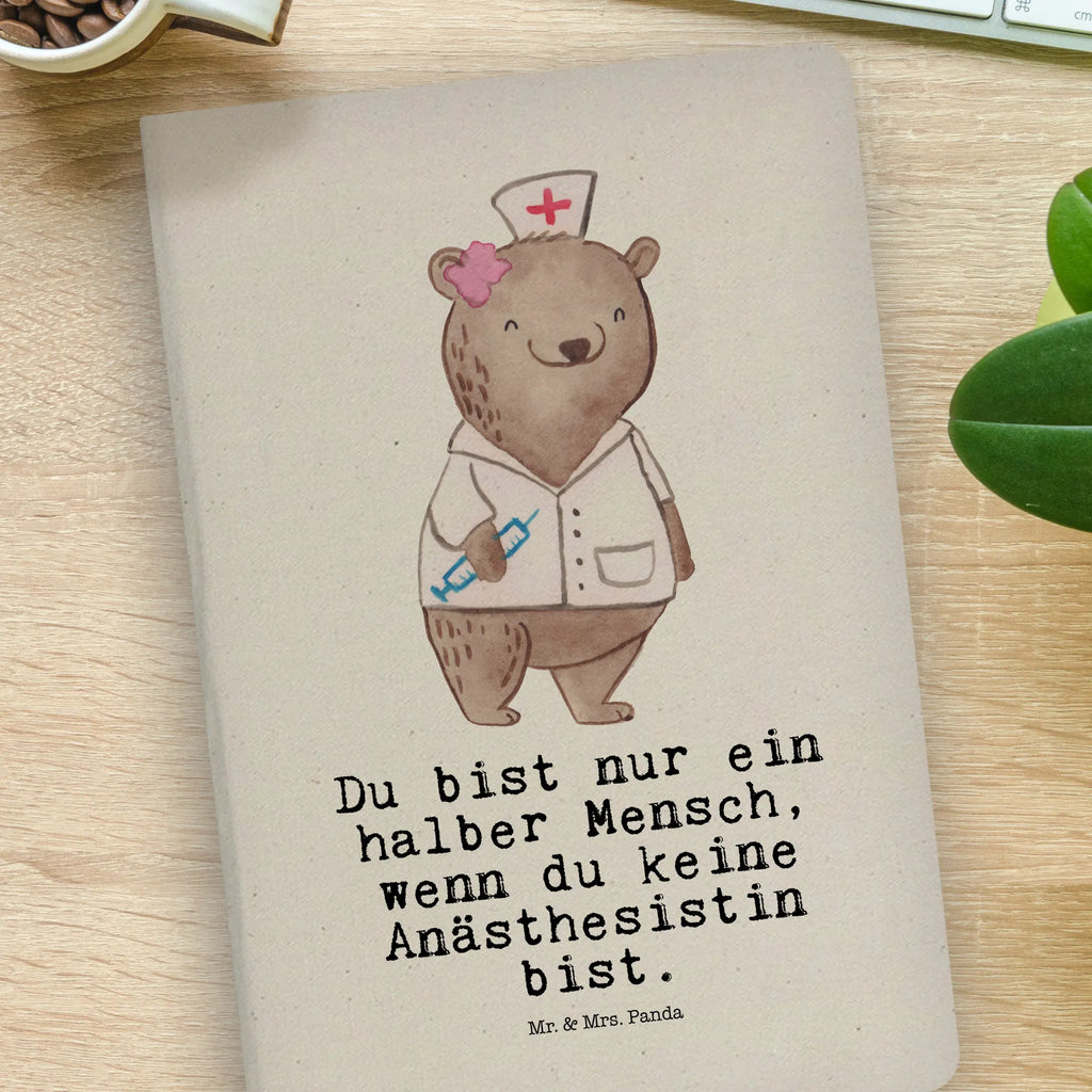 Cotton notebook anesthesiologist heart journal, address book, diary, entry book, notepad, writing book, notes, notebook, sketchbook, gift, gift idea, best, farewell gift, passing exam, anniversary, retirement, promotion, job start, sayings, funny, profession