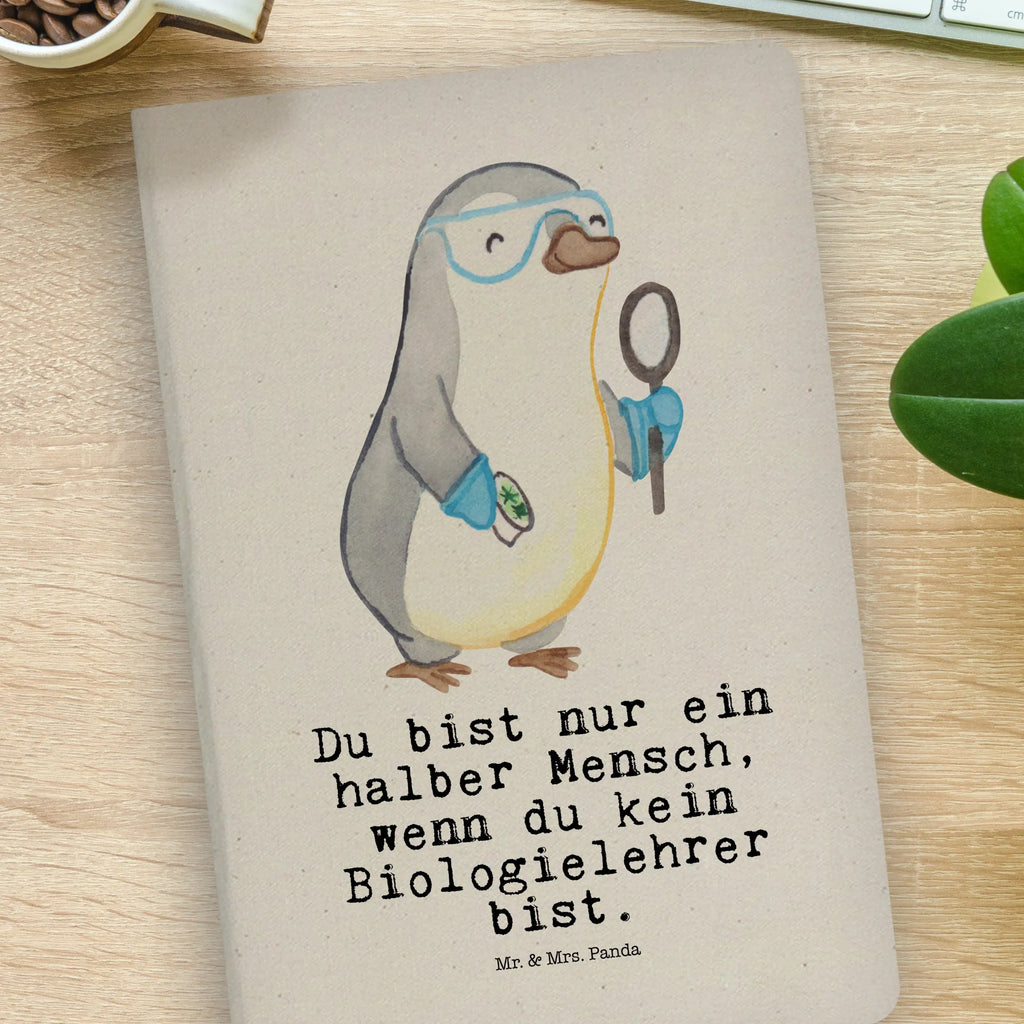 Cotton notebook Biology teacher Heart writing book, diary, notes, entry book, notepad, address book, notebook, journal, sketchbook, gift, gift idea, best, farewell gift, passing exam, anniversary, retirement, promotion, job start, sayings, funny, profession