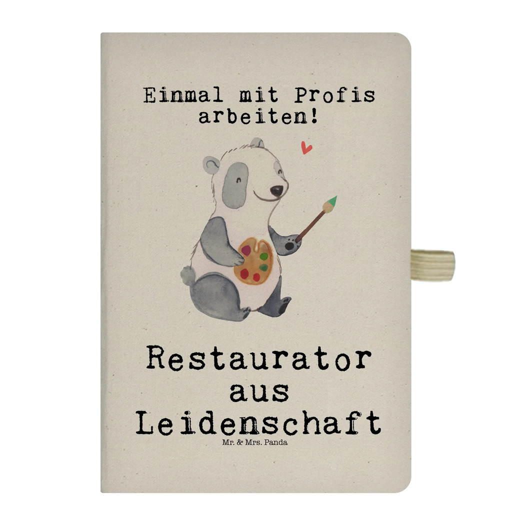 Cotton notebook Restorer Passion notes, diary, writing book, notebook, notepad, sketchbook, journal, entry book, address book, gift, gift idea, best, farewell gift, passing exam, anniversary, retirement, promotion, job start, sayings, funny, profession