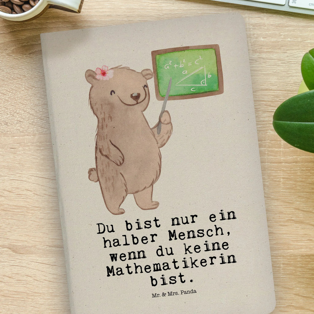 Cotton notebook female mathematician Heart writing book, notebook, entry book, notepad, diary, address book, journal, notes, sketchbook, gift, gift idea, best, farewell gift, passing exam, anniversary, retirement, promotion, job start, sayings, funny, profession