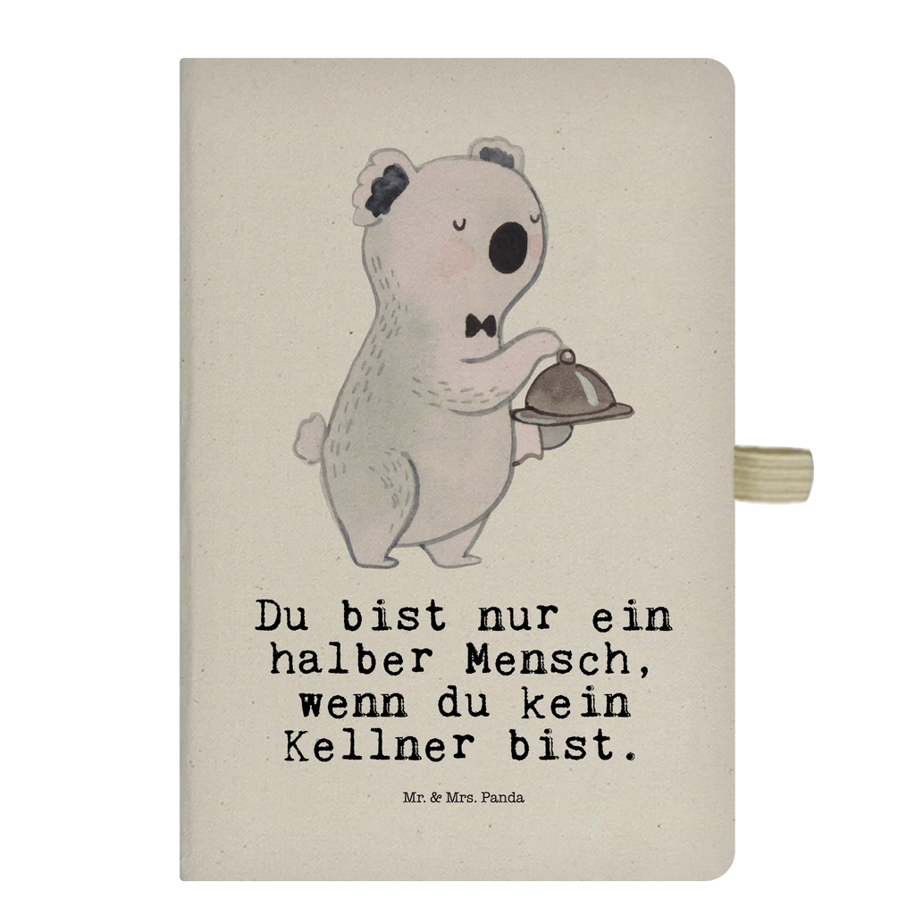 Cotton notebook Waiter Heart entry book, address book, diary, notepad, journal, notebook, writing book, notes, sketchbook, gift, gift idea, best, farewell gift, passing exam, anniversary, retirement, promotion, job start, sayings, funny, profession