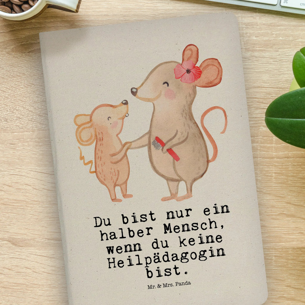 Cotton notebook special educator heart journal, notes, entry book, notepad, sketchbook, writing book, notebook, diary, address book, gift, gift idea, best, farewell gift, passing exam, anniversary, retirement, promotion, job start, sayings, funny, profession