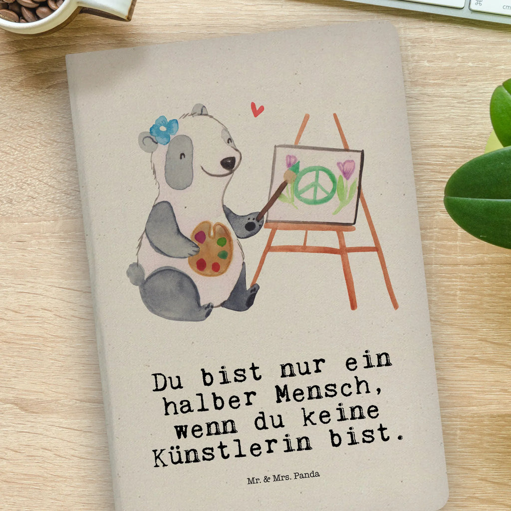 Cotton notebook female artist Heart entry book, sketchbook, diary, address book, notepad, writing book, notebook, journal, notes, gift, gift idea, best, farewell gift, passing exam, anniversary, retirement, promotion, job start, sayings, funny, profession