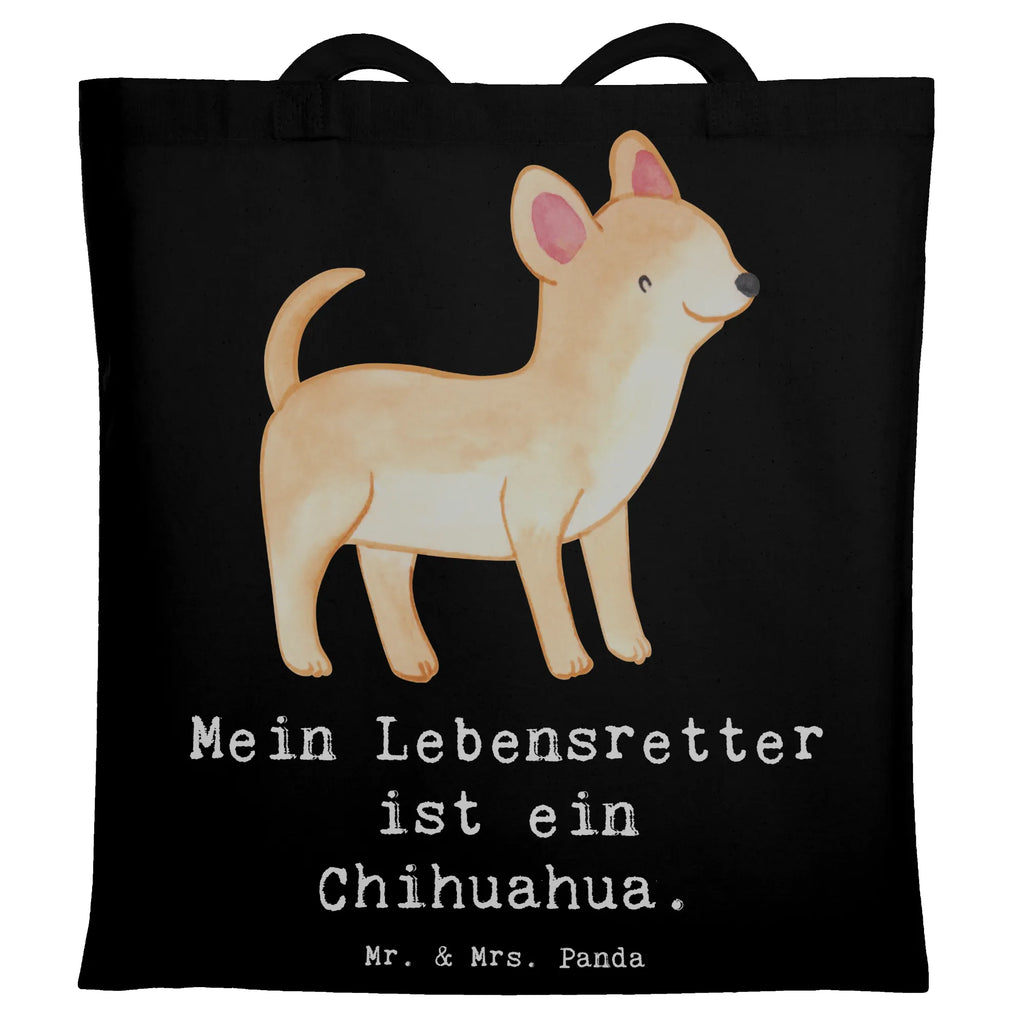 Tote bag Chihuahua Lifesaver Strandtasche, Badetasche, Tragetasche, Stofftasche, Stoffbeutel, Laptoptasche, Umhängetasche, Schultertasche, Beuteltasche, Beutel, Tasche, Jutebeutel, Jutetasche, Einkaufstasche, Einkaufstüte, Shopper, Hund, Hunderasse, Rassehund, Hundebesitzer, Geschenk, Tierfreund, Schenken, Welpe, Chihuahua