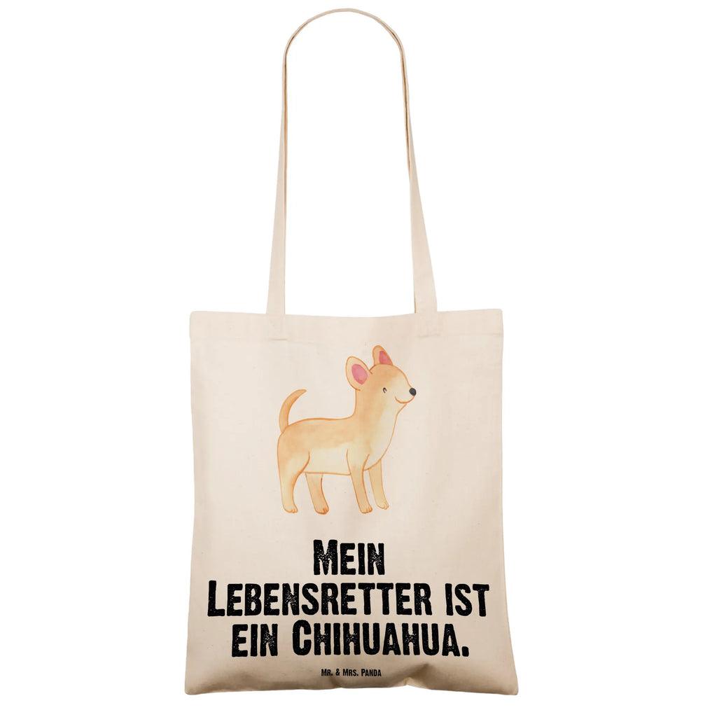 Tote bag Chihuahua Lifesaver Strandtasche, Badetasche, Tragetasche, Stofftasche, Stoffbeutel, Laptoptasche, Umhängetasche, Schultertasche, Beuteltasche, Beutel, Tasche, Jutebeutel, Jutetasche, Einkaufstasche, Einkaufstüte, Shopper, Hund, Hunderasse, Rassehund, Hundebesitzer, Geschenk, Tierfreund, Schenken, Welpe, Chihuahua