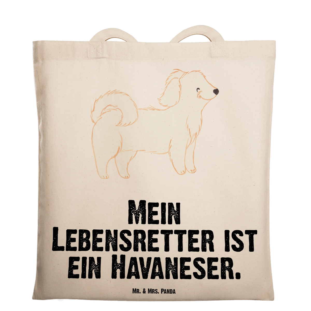 Tote bag Havanese Lifesaver giving, gift, puppy, dog owner, purebred dog, dog breed, animal lover