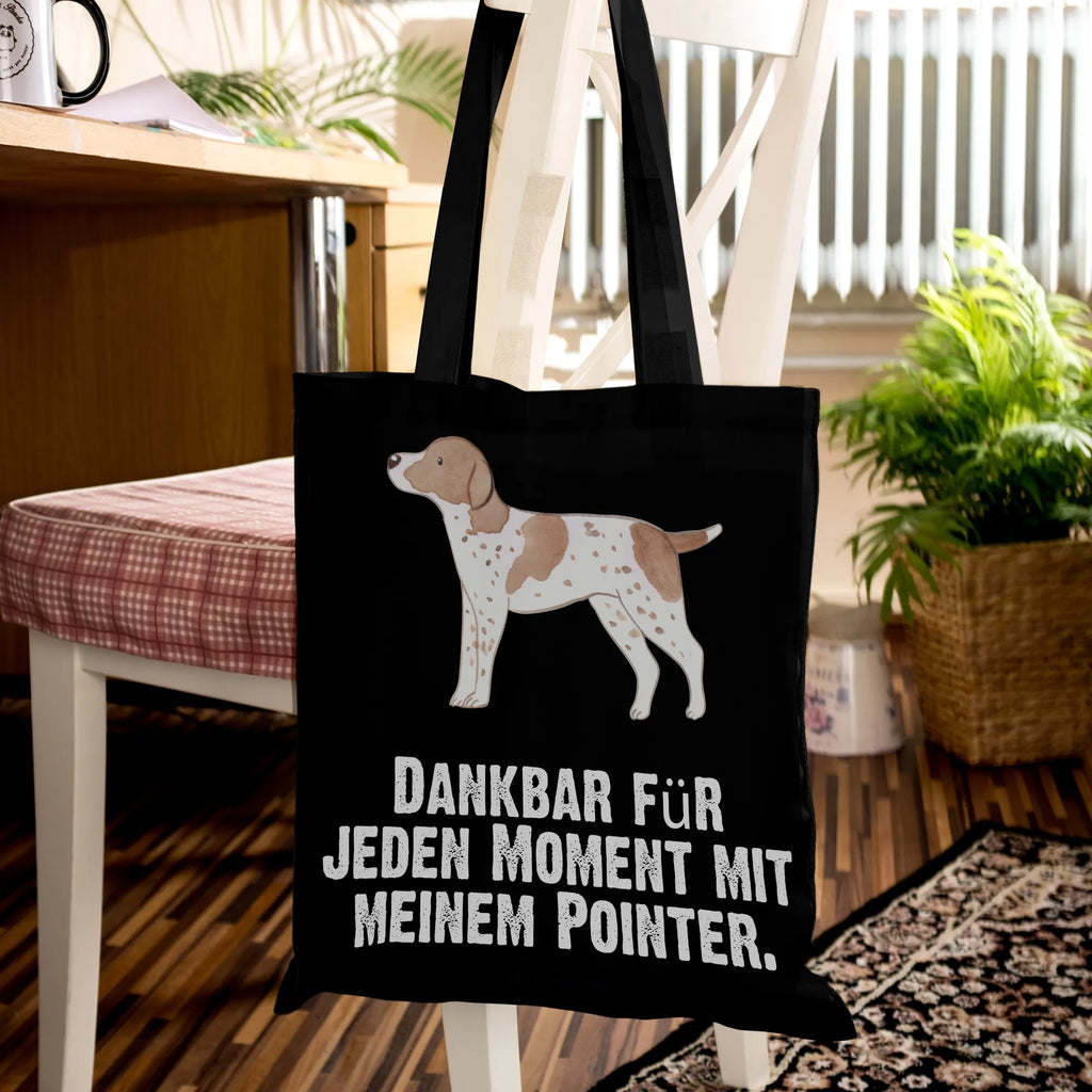 Torba Pointer Chwila Einkaufstüte, Stofftasche, Laptoptasche, Stoffbeutel, Tasche, Schultertasche, Badetasche, Umhängetasche, Beuteltasche, Jutebeutel, Strandtasche, Shopper, Einkaufstasche, Jutetasche, Beutel, Tragetasche, Hund, Hunderasse, Rassehund, Hundebesitzer, Geschenk, Tierfreund, Schenken, Welpe, English Pointer, Pointer