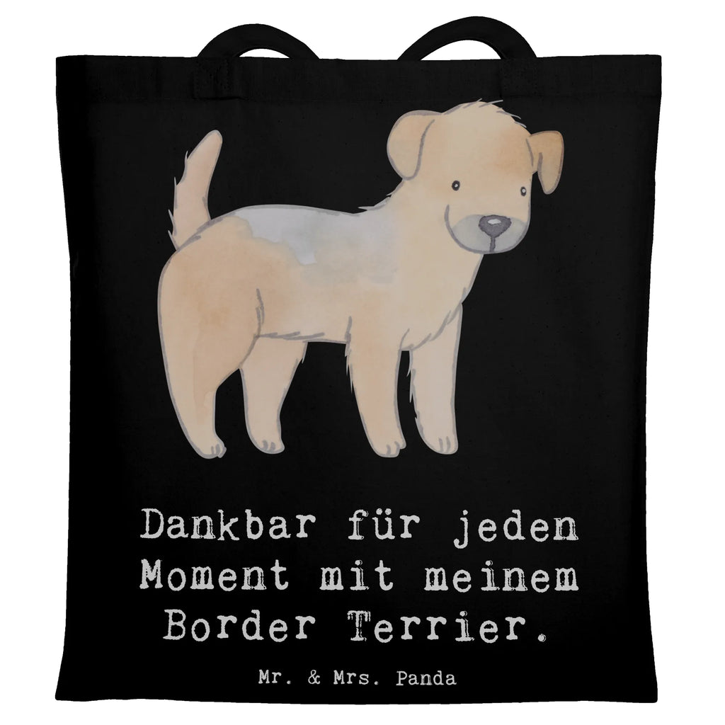 Tote bag Border Terrier Moment Einkaufstasche, Jutebeutel, Shopper, Jutetasche, Schultertasche, Stofftasche, Badetasche, Tragetasche, Laptoptasche, Stoffbeutel, Einkaufstüte, Strandtasche, Beuteltasche, Umhängetasche, Tasche, Beutel, Hund, Hunderasse, Rassehund, Hundebesitzer, Geschenk, Tierfreund, Schenken, Welpe, Border Terrier