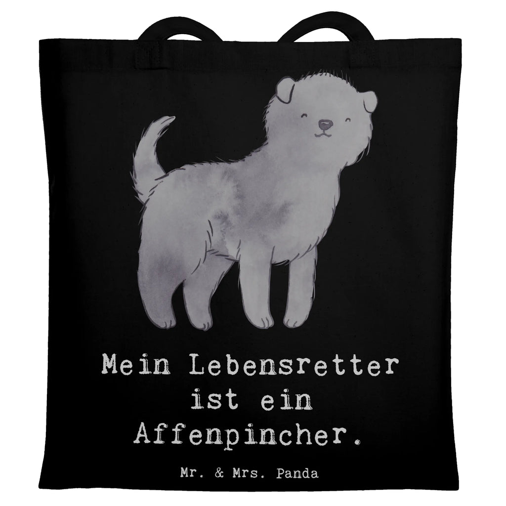 Tragetasche Affenpincher Lebensretter Stofftasche, Badetasche, Strandtasche, Shopper, Laptoptasche, Beuteltasche, Stoffbeutel, Jutebeutel, Jutetasche, Beutel, Einkaufstasche, Tasche, Umhängetasche, Schultertasche, Einkaufstüte, Tragetasche, Hund, Hunderasse, Rassehund, Hundebesitzer, Geschenk, Tierfreund, Schenken, Welpe, Affenpincher