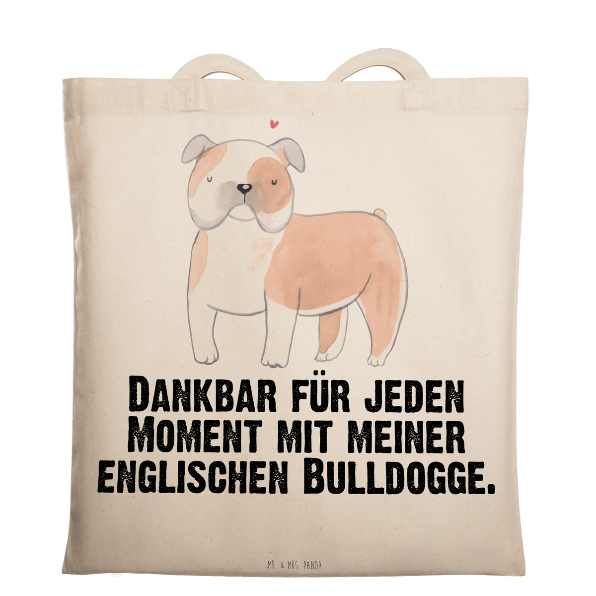 Tote bag English Bulldog Moment giving, gift, puppy, animal lover, dog owner, purebred dog, dog breed