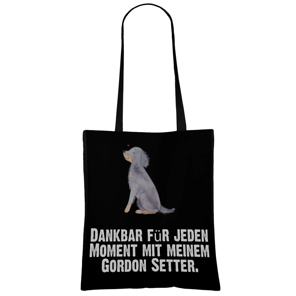 Torba seter gordon Chwila Schultertasche, Jutetasche, Einkaufstüte, Beutel, Tasche, Badetasche, Jutebeutel, Tragetasche, Einkaufstasche, Stofftasche, Laptoptasche, Beuteltasche, Shopper, Strandtasche, Umhängetasche, Stoffbeutel, Hund, Hunderasse, Rassehund, Hundebesitzer, Geschenk, Tierfreund, Schenken, Welpe, Jagdhund, Gordon Shetter