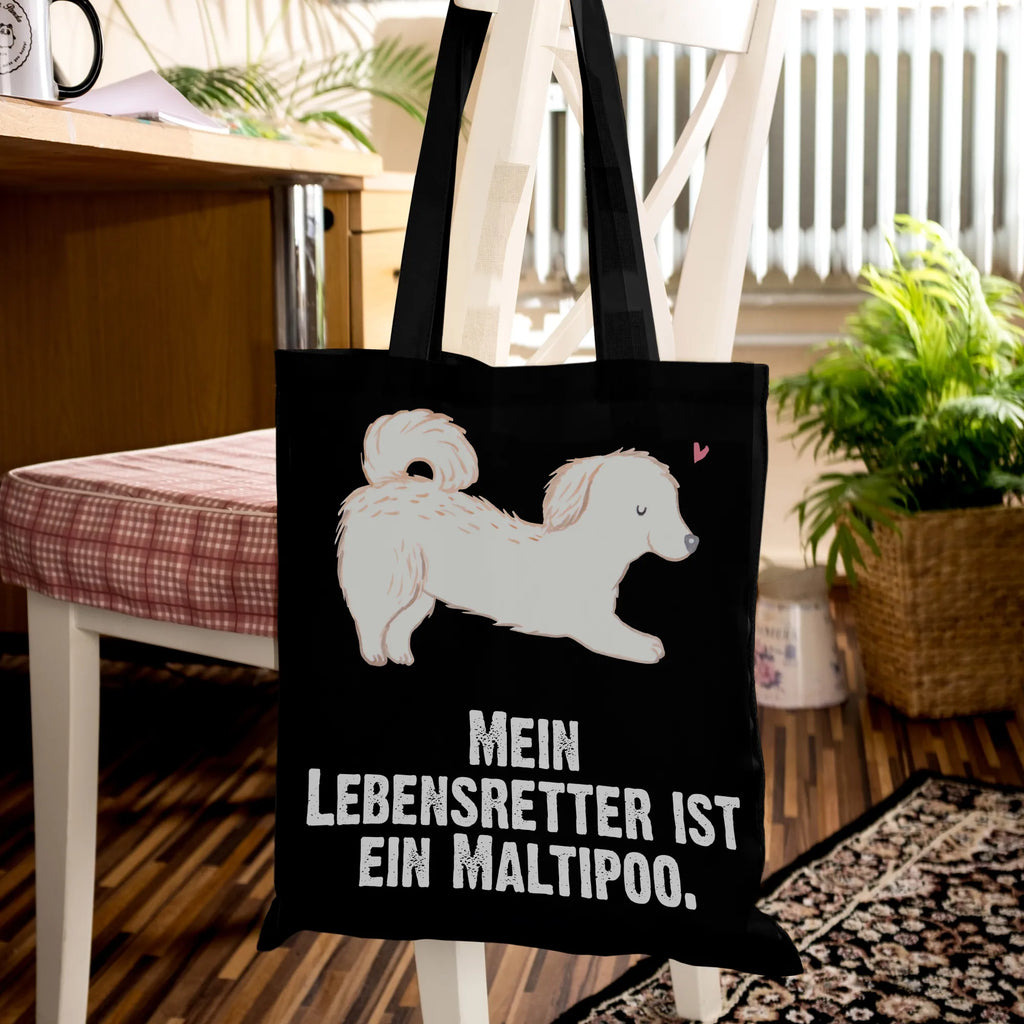 Tote bag Maltipoo Lifesaver Strandtasche, Beutel, Laptoptasche, Beuteltasche, Umhängetasche, Jutebeutel, Jutetasche, Badetasche, Tragetasche, Einkaufstasche, Schultertasche, Einkaufstüte, Stoffbeutel, Shopper, Stofftasche, Tasche, Hund, Hunderasse, Rassehund, Hundebesitzer, Geschenk, Tierfreund, Schenken, Welpe, Maltipoo, Mischling, Kreuzung