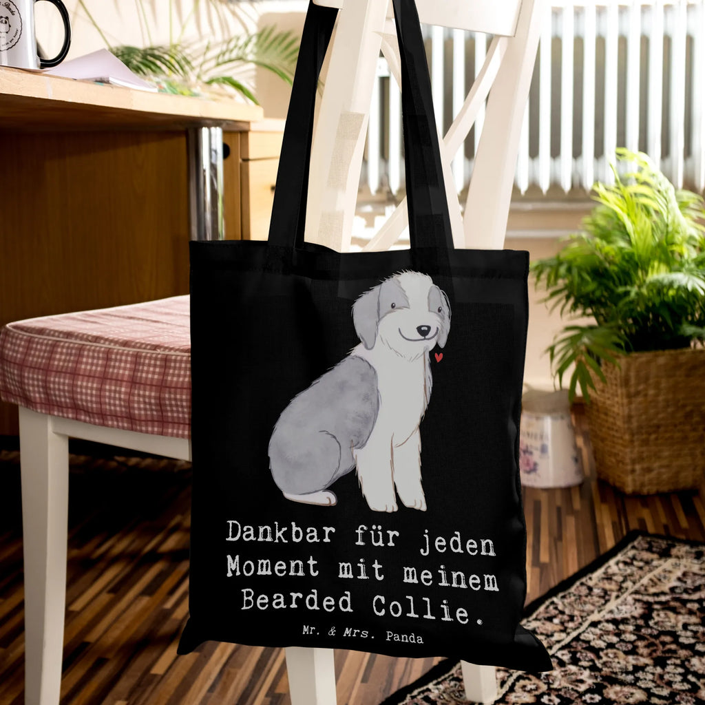 Torba Brodaty Collie Chwila Shopper, Jutetasche, Beutel, Laptoptasche, Tasche, Stoffbeutel, Einkaufstüte, Tragetasche, Jutebeutel, Stofftasche, Schultertasche, Strandtasche, Beuteltasche, Einkaufstasche, Umhängetasche, Badetasche, Hund, Hunderasse, Rassehund, Hundebesitzer, Geschenk, Tierfreund, Schenken, Welpe, Bearded Collie, britischer Hütehund