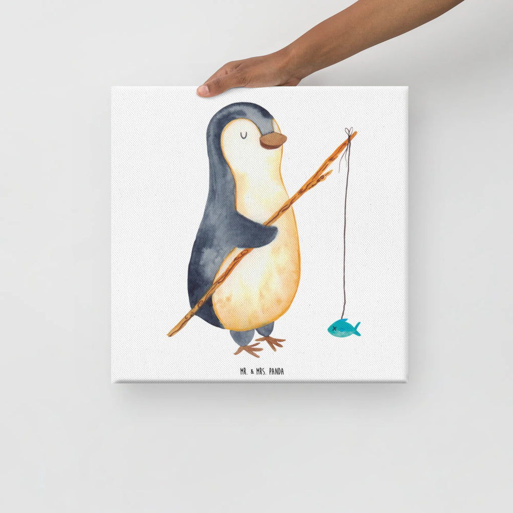 Canvas picture Penguin angler Leinwand, Kunstdruck, Pinguin, Planer, Geschenk, Tagträume, Angler, Plan, Angeln, Urlaub, Motivation, Hobby, Pinguine, Geschenkidee, Wochenende, Tagesplan, Freundinnen, Neustart