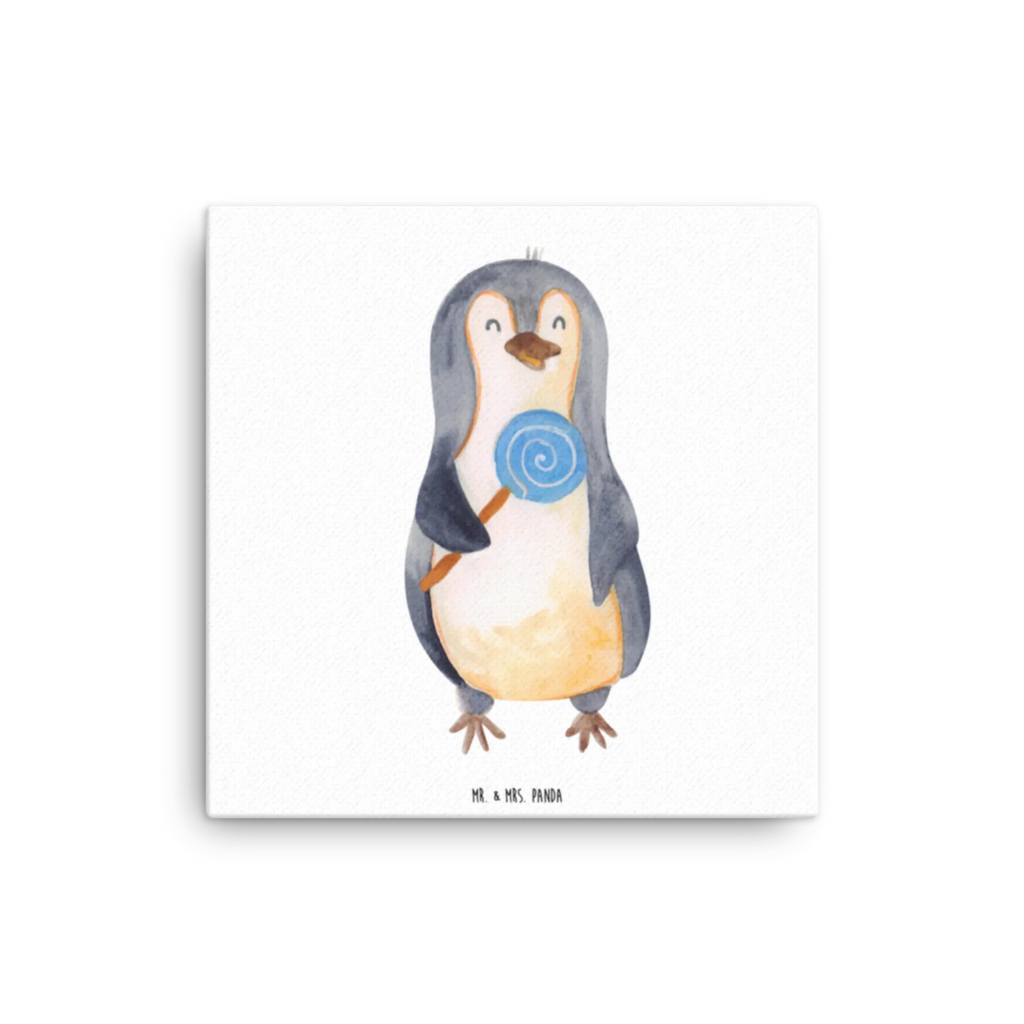 Canvas picture Penguin lollipop Leinwand, Kunstdruck, Pinguin, Ganove, Rabauke, Lolli, Pinguine, Süßigkeiten, Rebell, Gauner, Spruch, Blödsinn