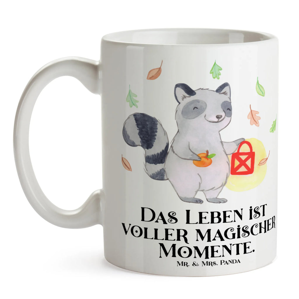 Kubek szop pracz latarnia Geschenktasse, Teetasse, Keramiktasse, Bürotasse, Tasse mit Zitaten, Porzellantasse, Tasse, Tasse mit Motiven, Kaffeetasse, Halloween, Deko, Martinssingen, Dekoration, Geschenke, Schenken, Trick or Treat, Waschbär, Laterne, Süßes sonst gibt's saures, Herbst, Halloween Deko