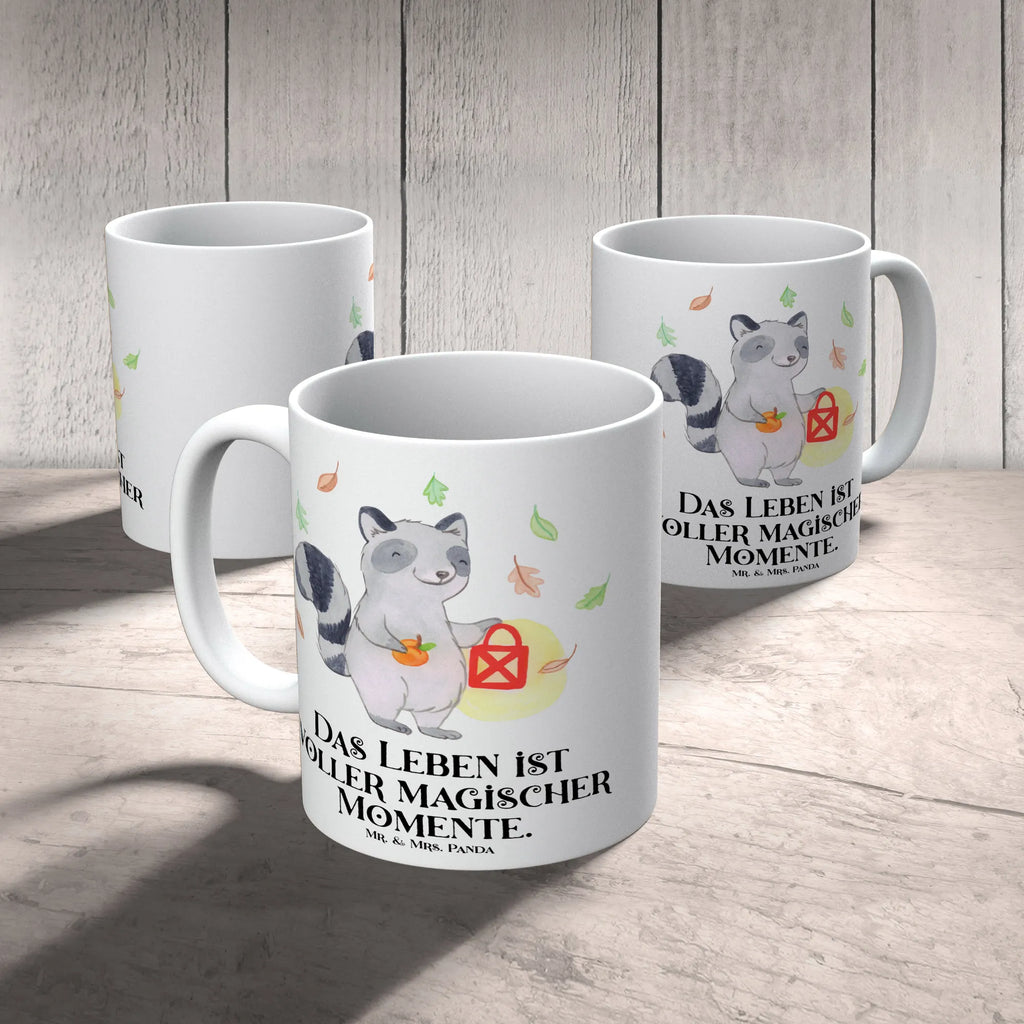 Kubek szop pracz latarnia Geschenktasse, Teetasse, Keramiktasse, Bürotasse, Tasse mit Zitaten, Porzellantasse, Tasse, Tasse mit Motiven, Kaffeetasse, Halloween, Deko, Martinssingen, Dekoration, Geschenke, Schenken, Trick or Treat, Waschbär, Laterne, Süßes sonst gibt's saures, Herbst, Halloween Deko