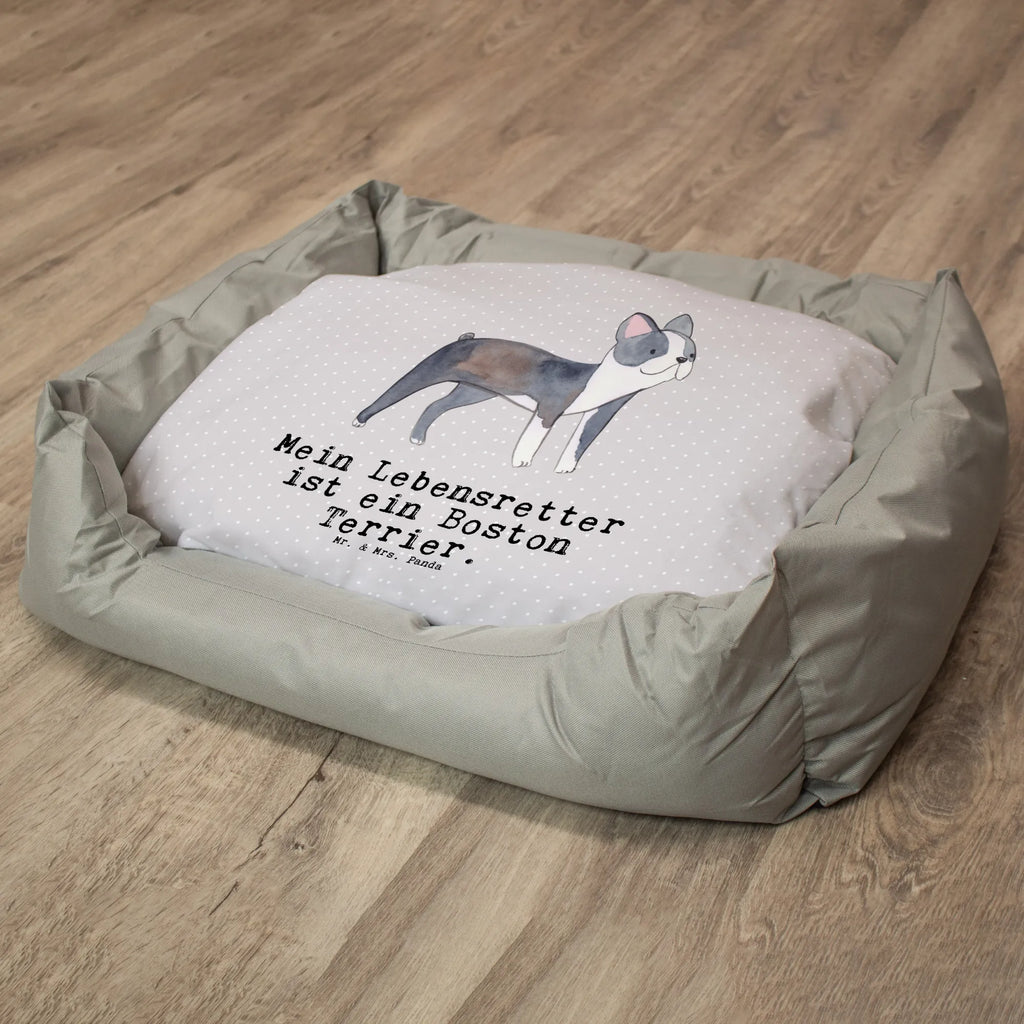 Dog bed Boston Terrier Lifesaver Dog, dog breed, purebred dog, dog owner, gift, animal lover, giving, puppy