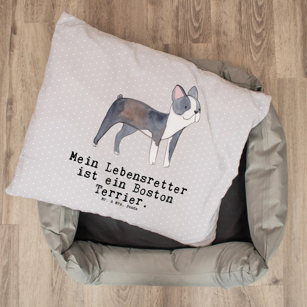 Dog bed Boston Terrier Lifesaver Dog, dog breed, purebred dog, dog owner, gift, animal lover, giving, puppy