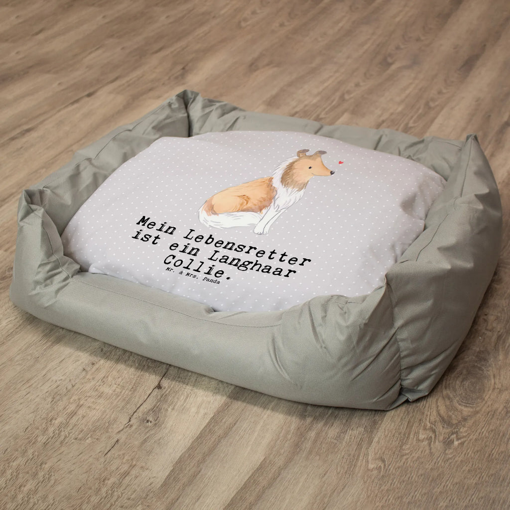 Dog bed Long-haired Collie Lifesaver Dog, dog breed, purebred dog, dog owner, gift, animal lover, giving, puppy
