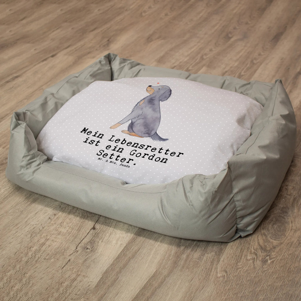 Hundebett Gordon Setter Lebensretter Hundeliege, Hundekörbchen, Hundeschlafplatz, Liegeplatz, Hundesofa, Körbchen, Hund, Hundebett Luxus, Hundemöbel, Hundebett, Hundedecke, Tierbett, Hundebettchen, Hundekissen, Geschenk, Schenken, Hunderasse, Rassehund, Hundebesitzer, Tierfreund, Welpe, Jagdhund, Gordon Shetter